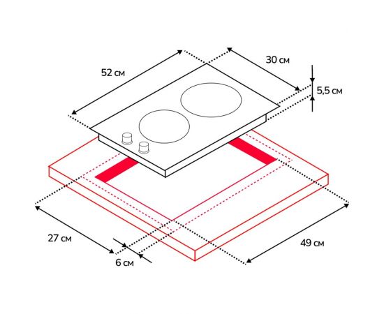 Электрическая варочная панель SImfer 3 уровня мощности H30E02M011 – изображение 12