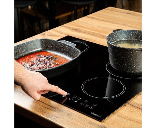 Электрическая варочная панель Timberk 4 конфорки, 6400 Вт T-HE4GL71 – изображение 15
