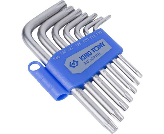 Набор Г-образных ключей (TORX, T10-T40, 7 предметов) KING TONY 20307PR – изображение 2