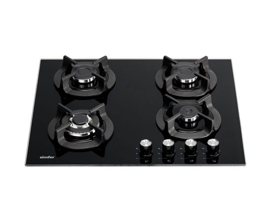 Газовая варочная панель SImfer газ-контроль, WOK-конфорка H60N41B571 – изображение 2
