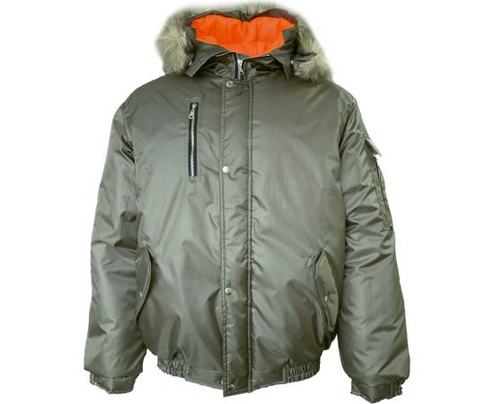 Куртка Спрут Аляска короткая, хаки, р. (52-54) 104-108/182-188 130244 – изображение 2