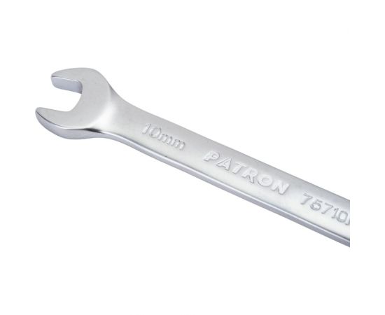 Комбинированный трещоточный ключ с шарниром PATRON 10 мм P-75710F – изображение 4
