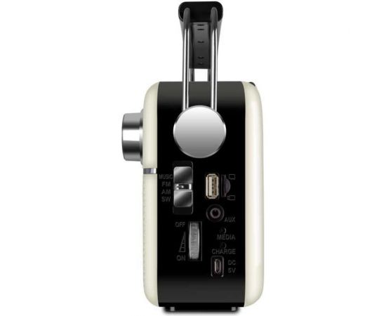 Радиоприёмник SVEN АС SRP-505 белый, 3 Вт, Bluetooth, FM/AM/SW, USB, microSD, AUX, встроенный аккумулятор SV-020439 – изображение 4