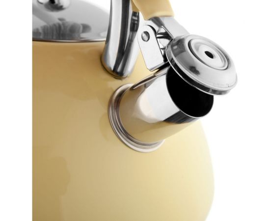 Чайник со свистком VENSAL Vanille 3.0 л, ручка из нержавеющей стали и силикона VS3005 – изображение 5