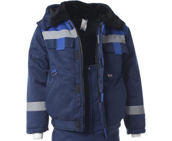 Утепленный костюм СПРУТ ОРИОН темно-синий/васильковый, р. 56-58 (112-116), рост 170-176 128257 – изображение 5