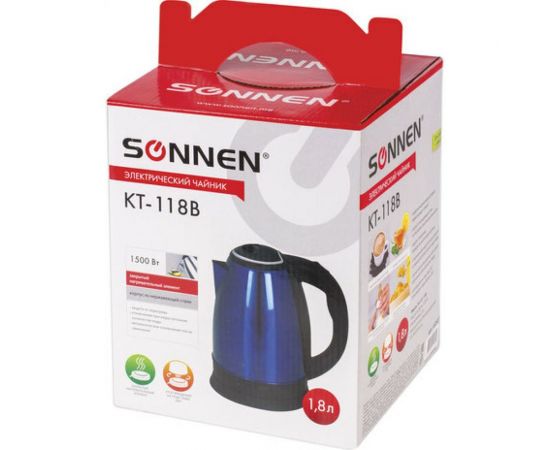 Чайник SONNEN KT-118B, 452927 – изображение 7