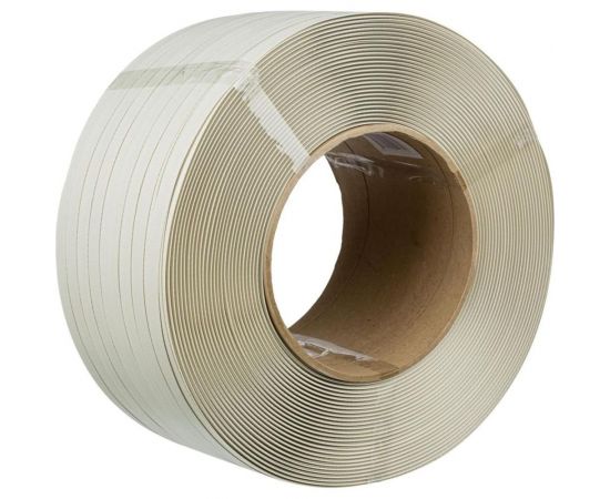 Стреппинг лента Комус полипропиленовая, 19х1 мм, 1000 м, белая 1101377 