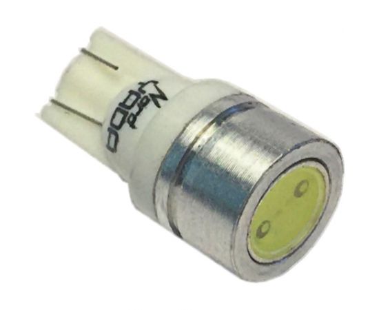 Светодиод Nord-Yada 12 В, T10 (1LED), W5W, HIGH POWER LED белый, 1 Вт, 60 лм, 2 шт. 900329 