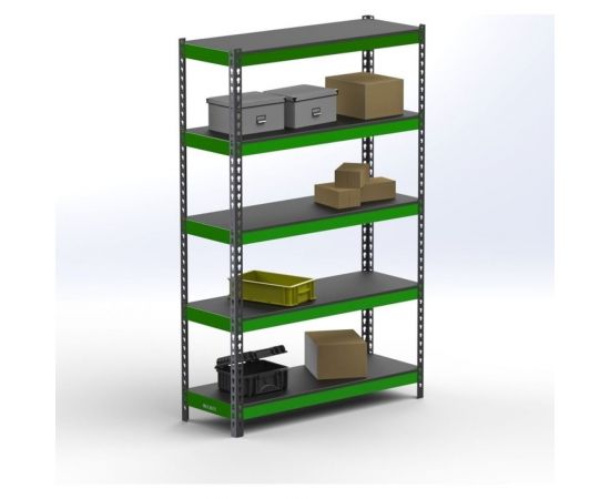 Стеллаж ООО Металекс Metalex HARD 2200x1000x400 5 полок SHDV221040 