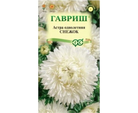 Астра ГАВРИШ Снежок, однолетняя (воронежская белая), 0,3 г 000560 