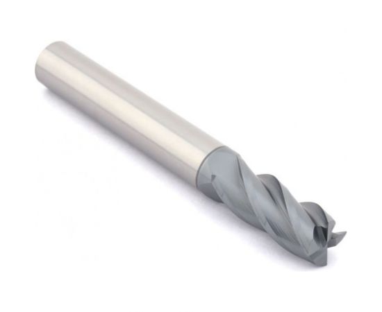 Фреза концевая твердосплавная по металлу 8х20х63 мм, хв-к 8 мм, Z4 CNCINS PMK60.z4.08.20.63.35.F000 AlCrSiN 