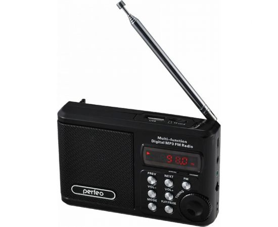 Мини аудио Perfeo Sound Ranger УКВ FM MP3 1000mAh черный 30002174 