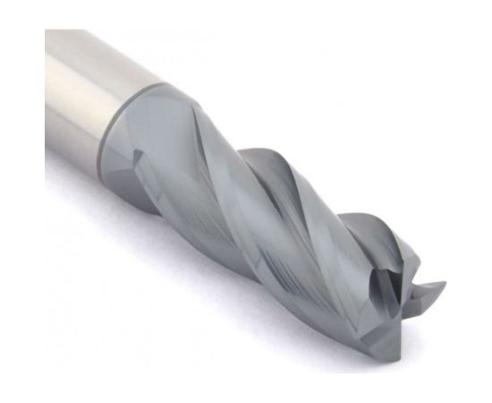 Фреза концевая твердосплавная по металлу 8х20х63 мм, хв-к 8 мм, Z4 CNCINS PMK60.z4.08.20.63.35.F000 AlCrSiN – изображение 2