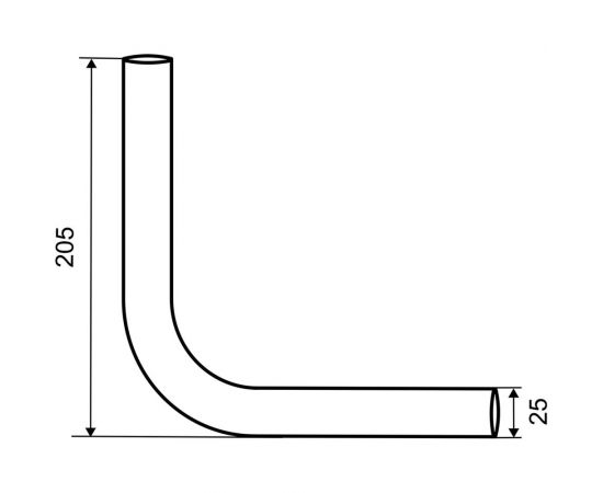 Соединительный уголок Palladium для трубы 25x1,0 мм JF-32 BH CP 115830 – изображение 2