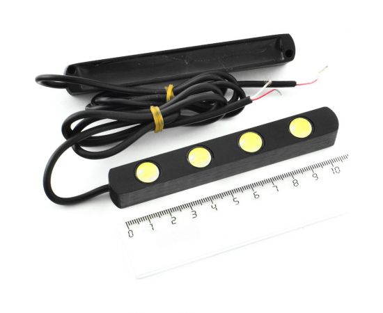 Ходовые огни SKYWAY 12V 4 4 W ~110х15х15мм 2шт S01501011 – изображение 2