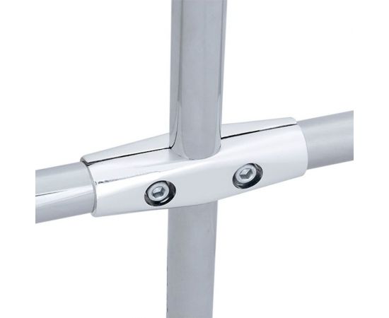 Соединитель 3-х труб крестом Palladium JF-17 BH CP 115815 – изображение 3