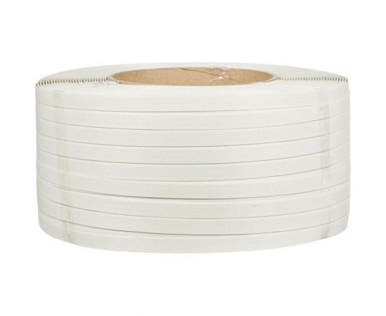 Стреппинг лента Комус полипропиленовая, 19х1 мм, 1000 м, белая 1101377 – изображение 3