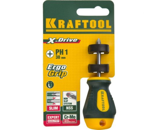 Отвертка KRAFTOOL Х-Drive PH 1x38 250072-1-038 – изображение 3