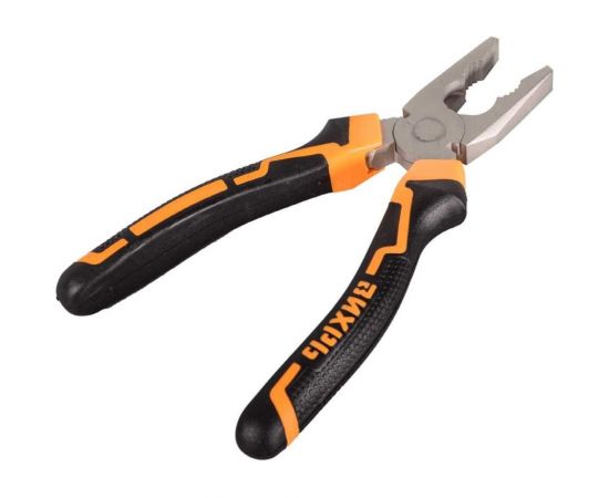 Плоскогубцы 200мм никелированные, двухкомпонентные рукоятки Вихрь 73/6/3/8 – изображение 3