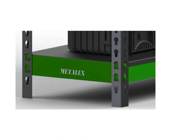 Стеллаж ООО Металекс Metalex HARD 2200x1000x400 5 полок SHDV221040 – изображение 4