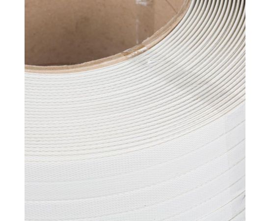 Стреппинг лента Комус полипропиленовая, 19х1 мм, 1000 м, белая 1101377 – изображение 4