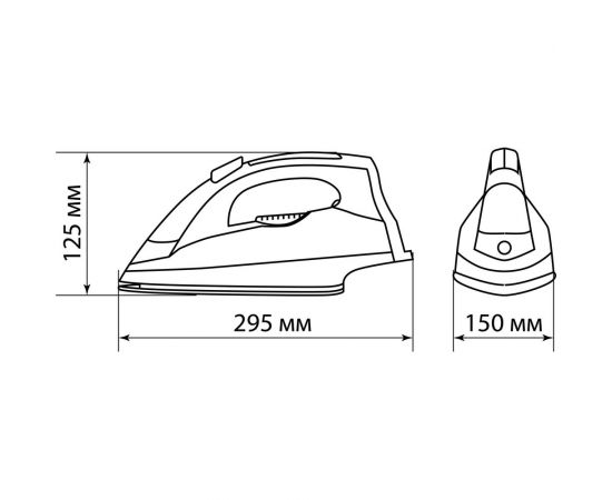 Утюг TDM Меркурий 3, 2600 Вт, керамика, вертикальное отпаривание, антинакипь, антикапля, самоочистка, автоотключение SQ4010-0003 – изображение 8