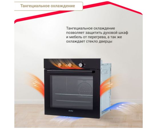 Электрический духовой шкаф Simfer 5 режимов работы B6EB16001 – изображение 9