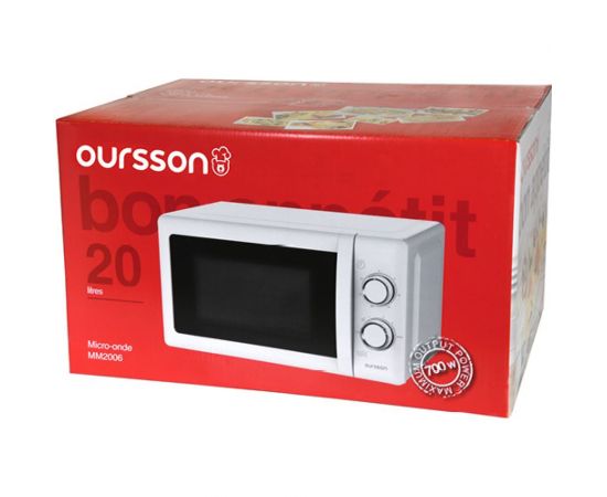 Микроволновая печь OURSSON белый MM2006/WH – изображение 9