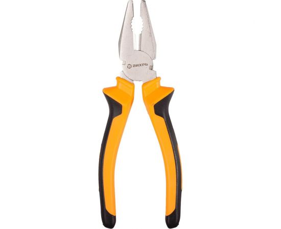 Плоскогубцы 180мм никелированные, двухкомпонентные рукоятки Вихрь 73/6/3/7 – изображение 9