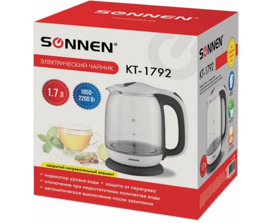 Чайник SONNEN KT-1792 1.7л, 2200 Вт 454348 – изображение 10