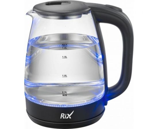 Электрический чайник RIX RKT-1820G 1,8 л стеклянный корпус 46438 