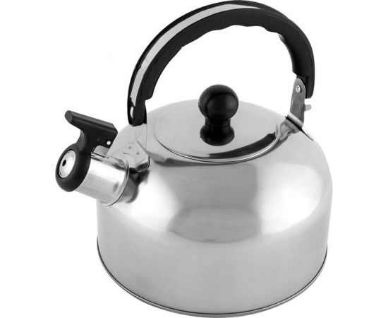 Чайник Mallony CASUAL, объем 2.5 л, из нержавеющей стали со свистком, зеркальная полировка 007297 