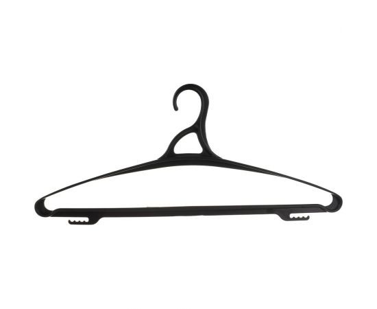 Вешалка для одежды Бытпласт размер 48-50 черный 431202213 