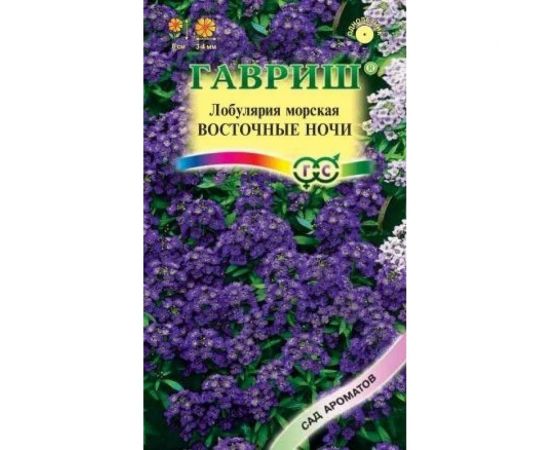Семена ГАВРИШ Лобулярия Восточные ночи 0.05 г, серия Сад ароматов 1071859079 