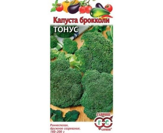 Капуста ГАВРИШ брокколи Тонус 0,1 г 1071856525 