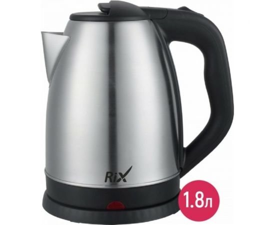 Электрический чайник RIX RKT-1800S, 1,8 л металлический корпус 46436 