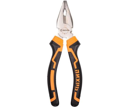 Плоскогубцы 160мм никелированные,двухкомпонентные рукоятки Вихрь 73/6/3/6 