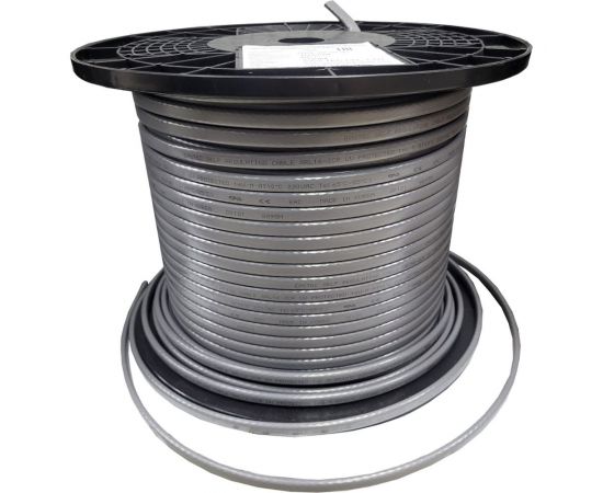 Греющий кабель для труб и водостока EASTEC саморегулирующийся экранированный 16 Вт/м с УФ-защитой 100 м SRL 16-2 CR-100м 