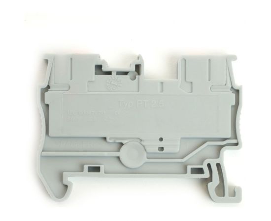 2-проводной проходной пружинный зажим STEKKER зни - 2,5 ,jxb pt 2,5, серый ld572-1-25, 100шт в упаковке 49241 – изображение 2