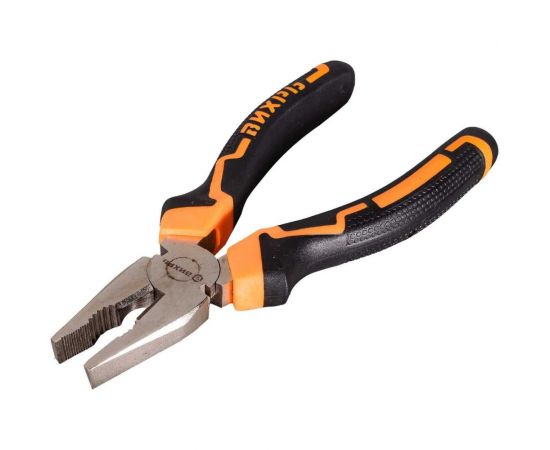 Плоскогубцы 160мм никелированные,двухкомпонентные рукоятки Вихрь 73/6/3/6 – изображение 2