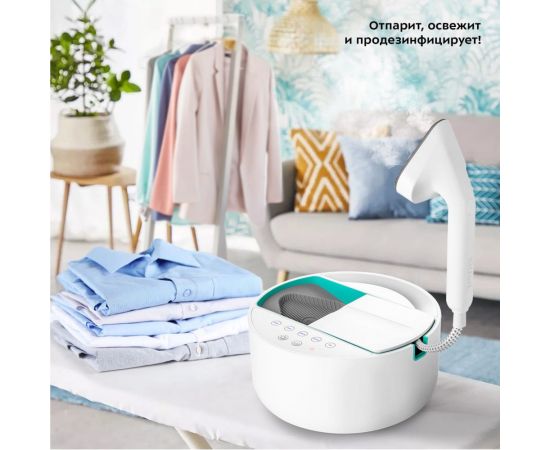 Отпариватель KITFORT бело-бирюзовый КТ-9110-3 – изображение 2