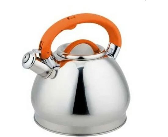 Металлический чайник Rainstahl со свистком 3 л RS\WK - 7626-30/4 цвета ручек х12 7626-30RS\WK – изображение 3