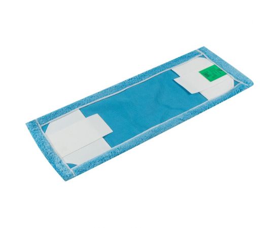 Плоский моп NV микрофибра, 40 см, синий, крепление карман и ухо MF-M-40-B/C – изображение 3