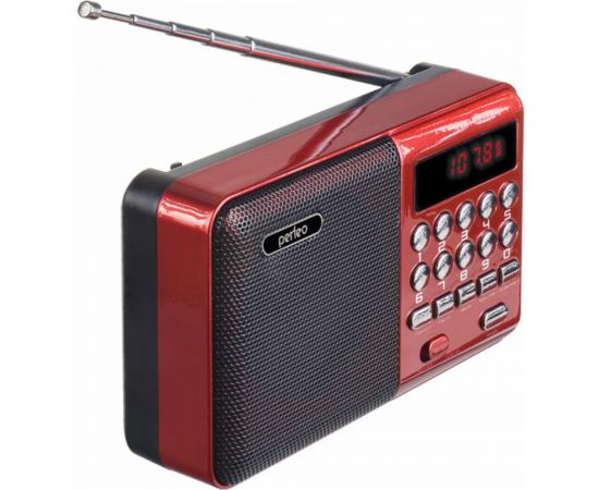 Радиоприемник цифровой Perfeo PALM красный 30012773 – изображение 3