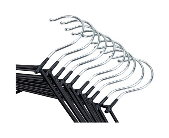 Вешалки-плечики Вешалки.ру набор 10 шт., 0.4, черный Набор вешалок 0,4-10 шт. черный – изображение 3