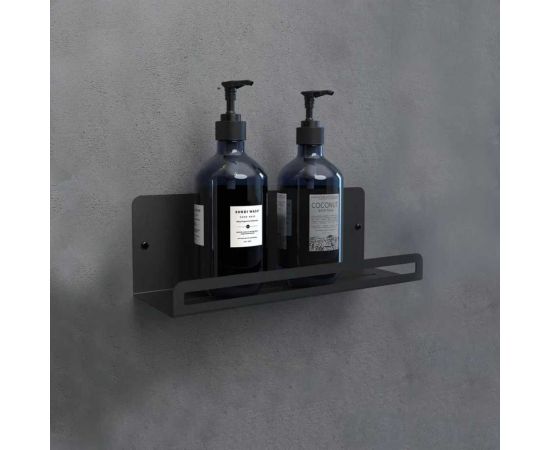 Полка для ванной Граф Держалкин классика horizon 2 черная H2-klass-ч – изображение 3