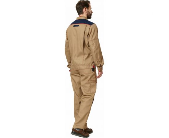 Куртка Эксперт Спецодежда Рольф 1 бежевый/темно-синий/красный, р. 56-58, рост 182-188 6446000047999 – изображение 3