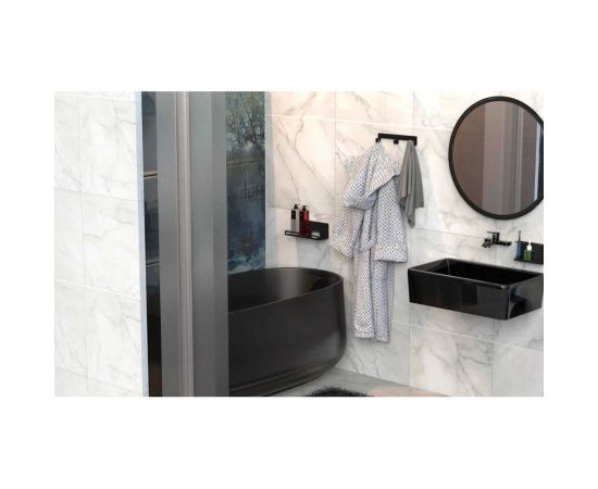 Полка для ванной Граф Держалкин классика horizon 2 черная H2-klass-ч – изображение 4