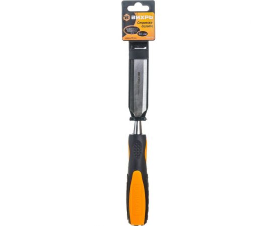 Стамеска-долото 24 мм 2 компонентная усиленная рукоятка CrV Вихрь 73/2/7/5 – изображение 4