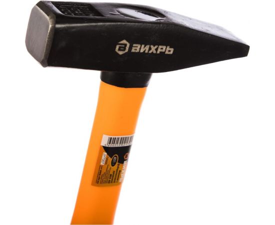 Молоток 400г, фибергласовая двухкомпонентная ручка Вихрь 73/6/8/5 – изображение 4
